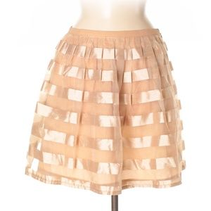 Sweet Sinammon Striped A Line Mini Skirt medium